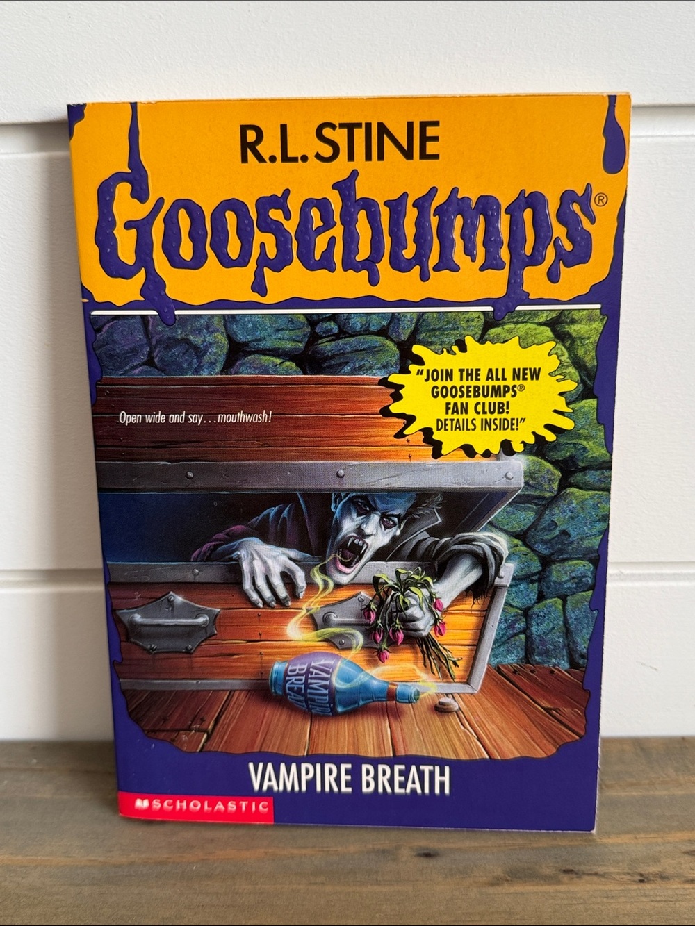 Goosebumps #49: Vampire Breath by R.L. Stine - Scholastic Paperback Novel